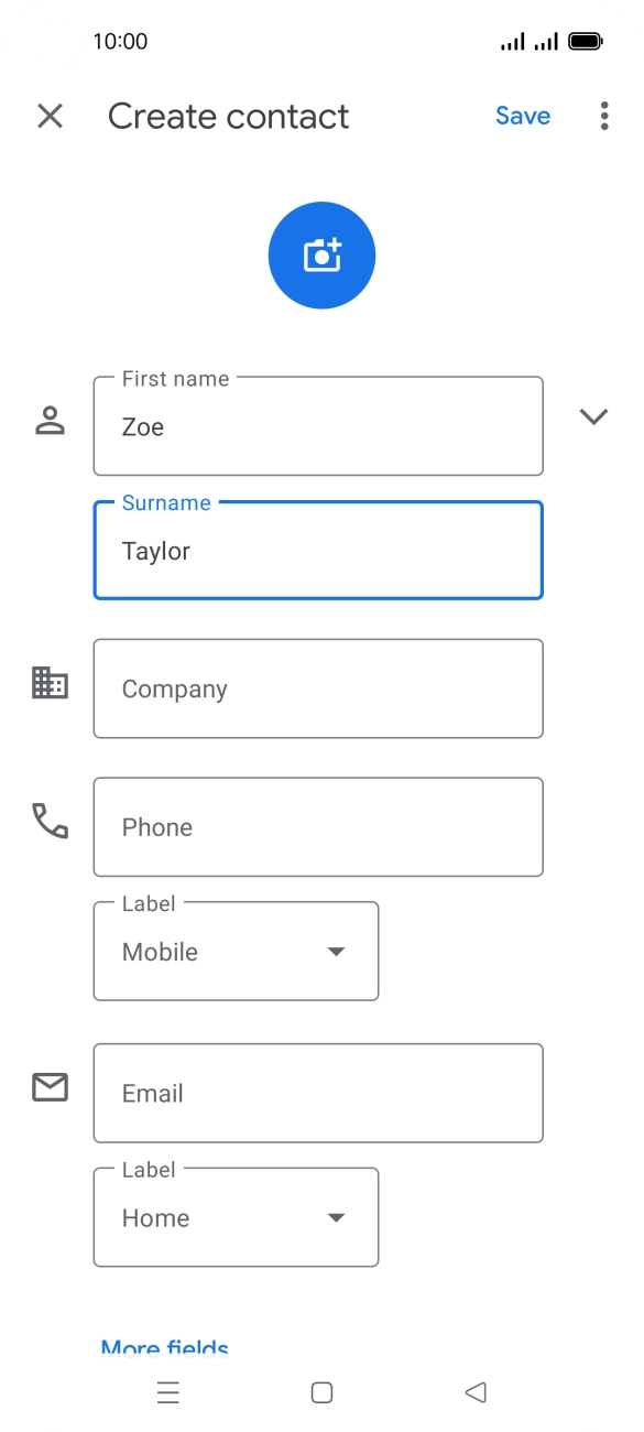 Press Phone and key in the required phone number.
