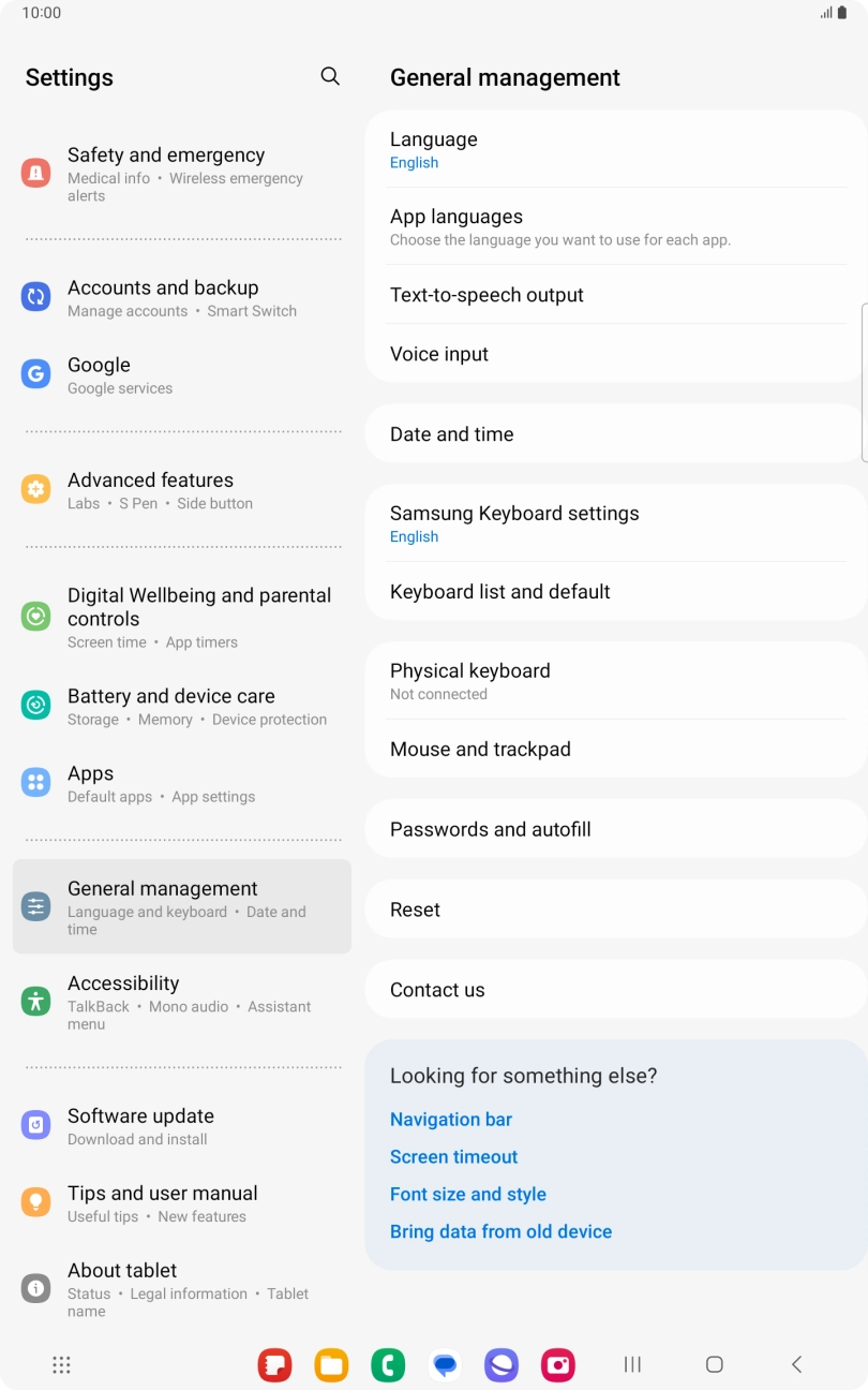 Press Date and time.