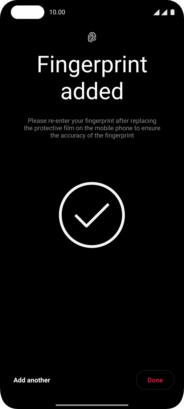 Press Done. Press Done.