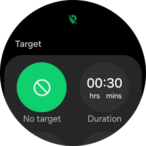 Follow the instructions on the screen to set the required goals.