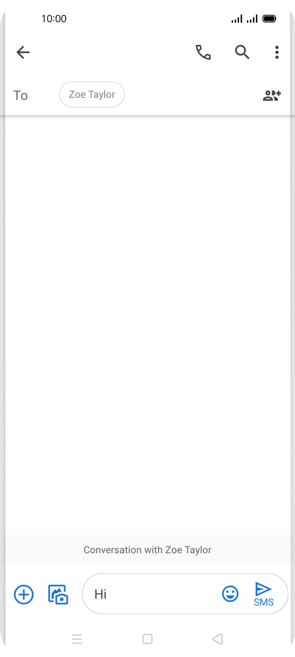 Press the gallery icon. Press the gallery icon.