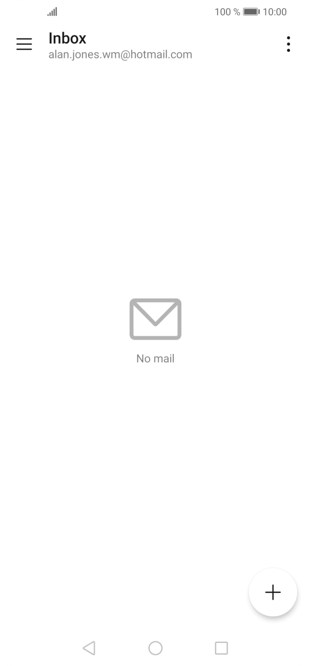 If this screen is displayed, you email account has been recognised and set up automatically. Follow the instructions on the screen to key in more information and finish setting up your phone. If this screen is displayed, you email account has been recognised and set up automatically. Follow the instructions on the screen to key in more information and finish setting up your phone.