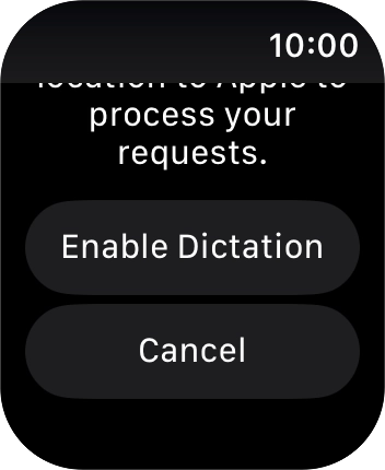 Press Enable Dictation. Press Enable Dictation.