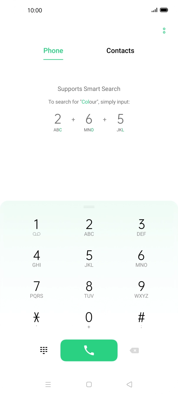 Press the menu icon. Press the menu icon.