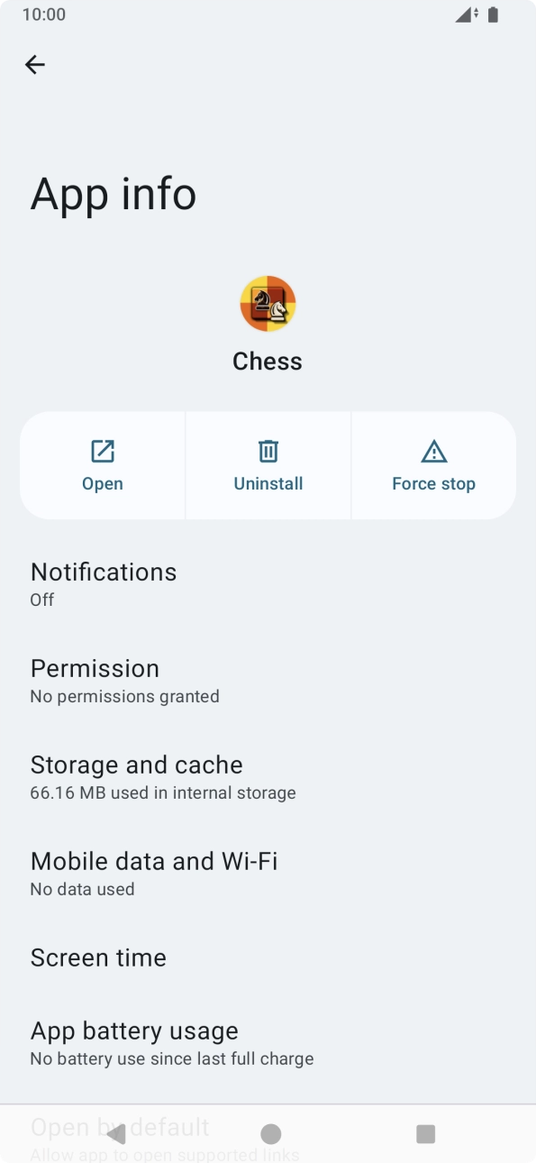 Press Storage and cache.