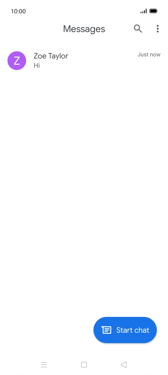 Press Start chat. Press Start chat.