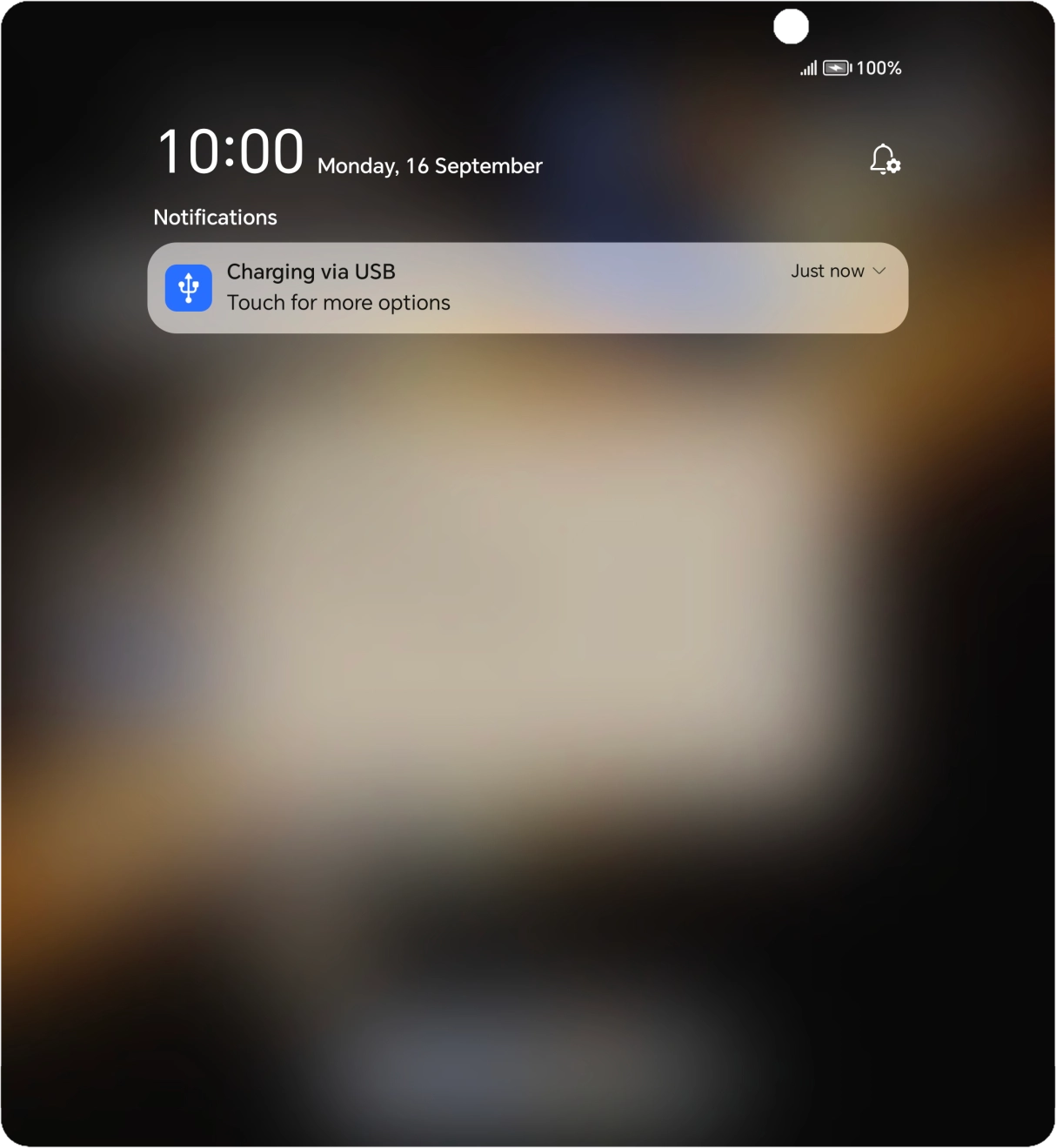 Press Touch for more options.