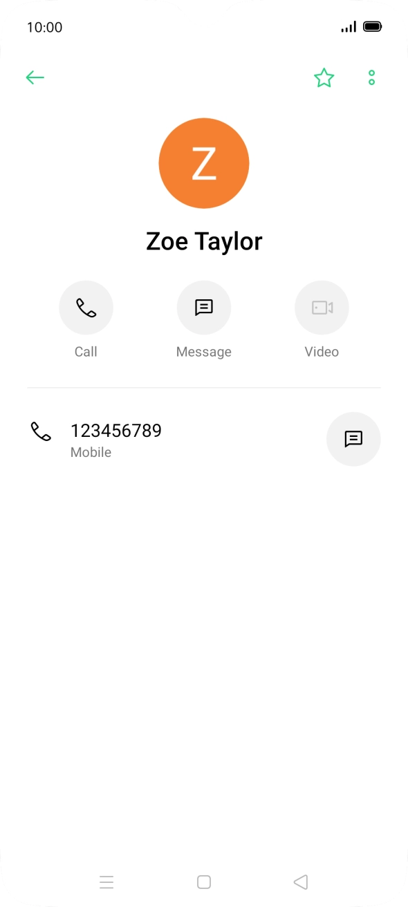 Press the Home key to return to the home screen.