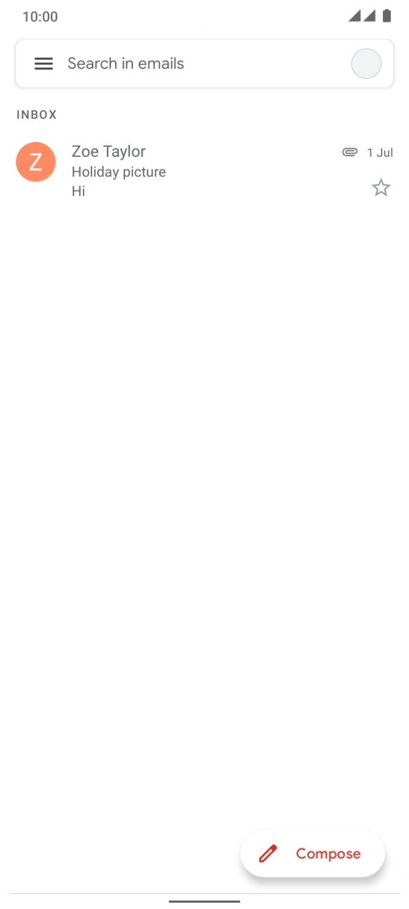 Press the profile icon. Press the profile icon.