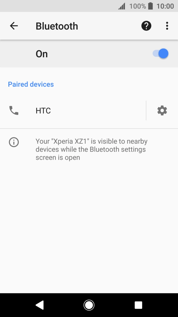 Press the Home key to return to the home screen.