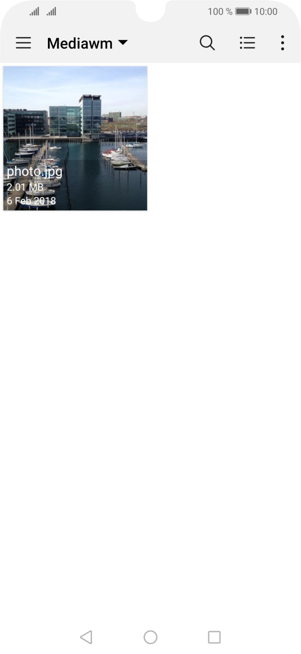 Press the required picture.