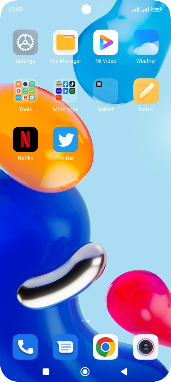 Press Settings. Press Settings.