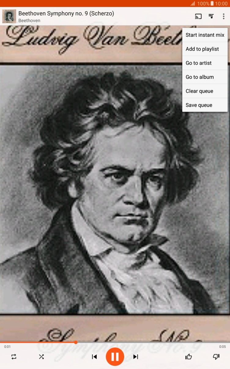 Press Add to playlist.