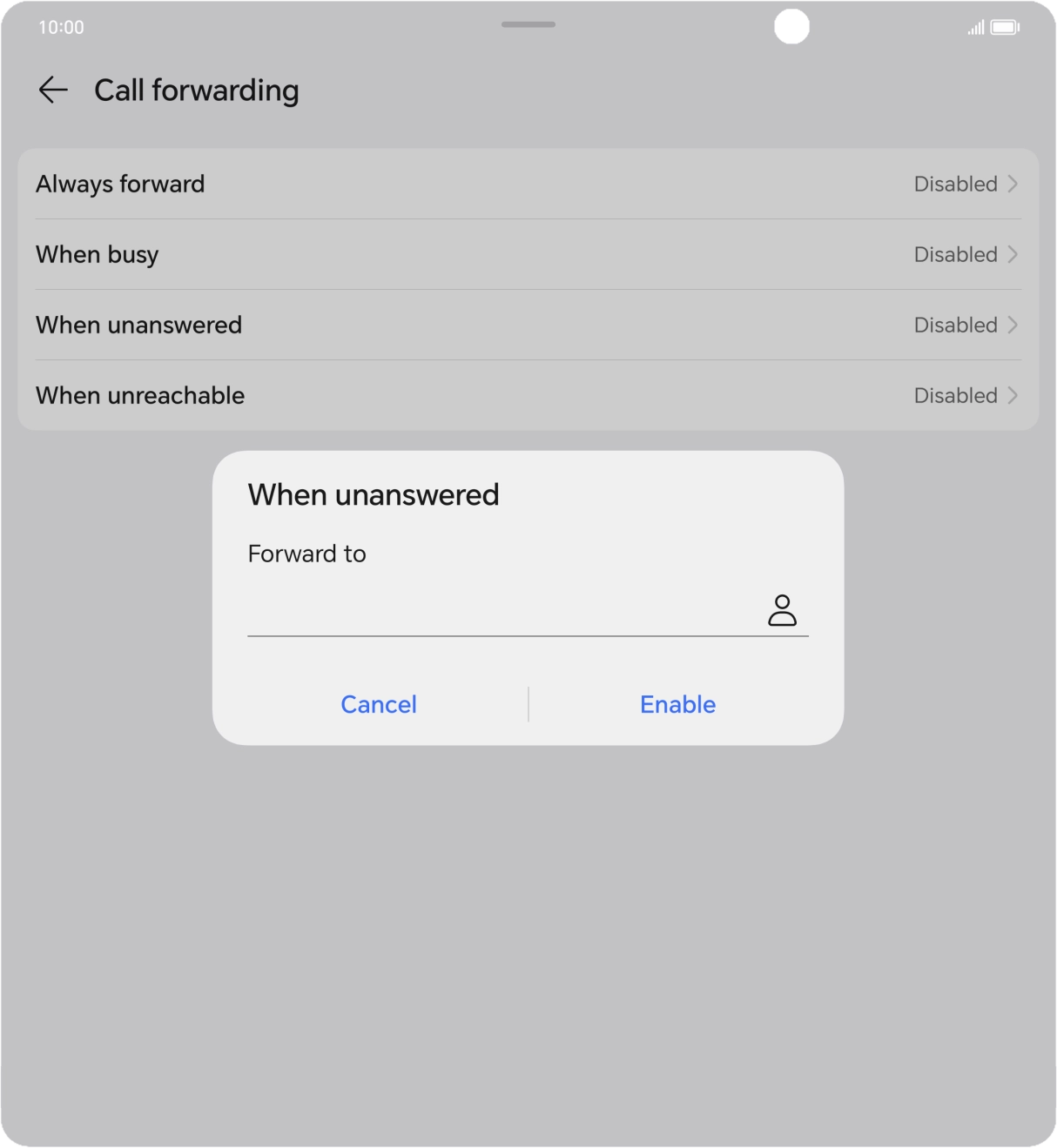 Key in 901 and press Enable.