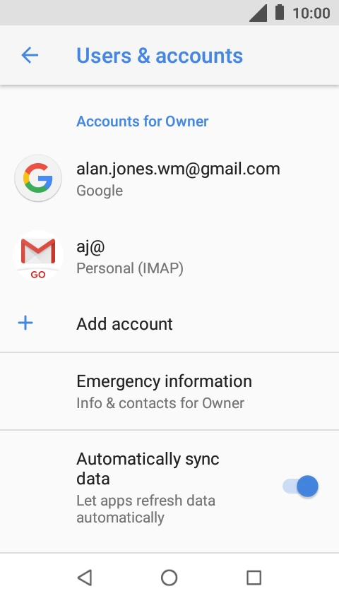 Press the Home key to return to the home screen.