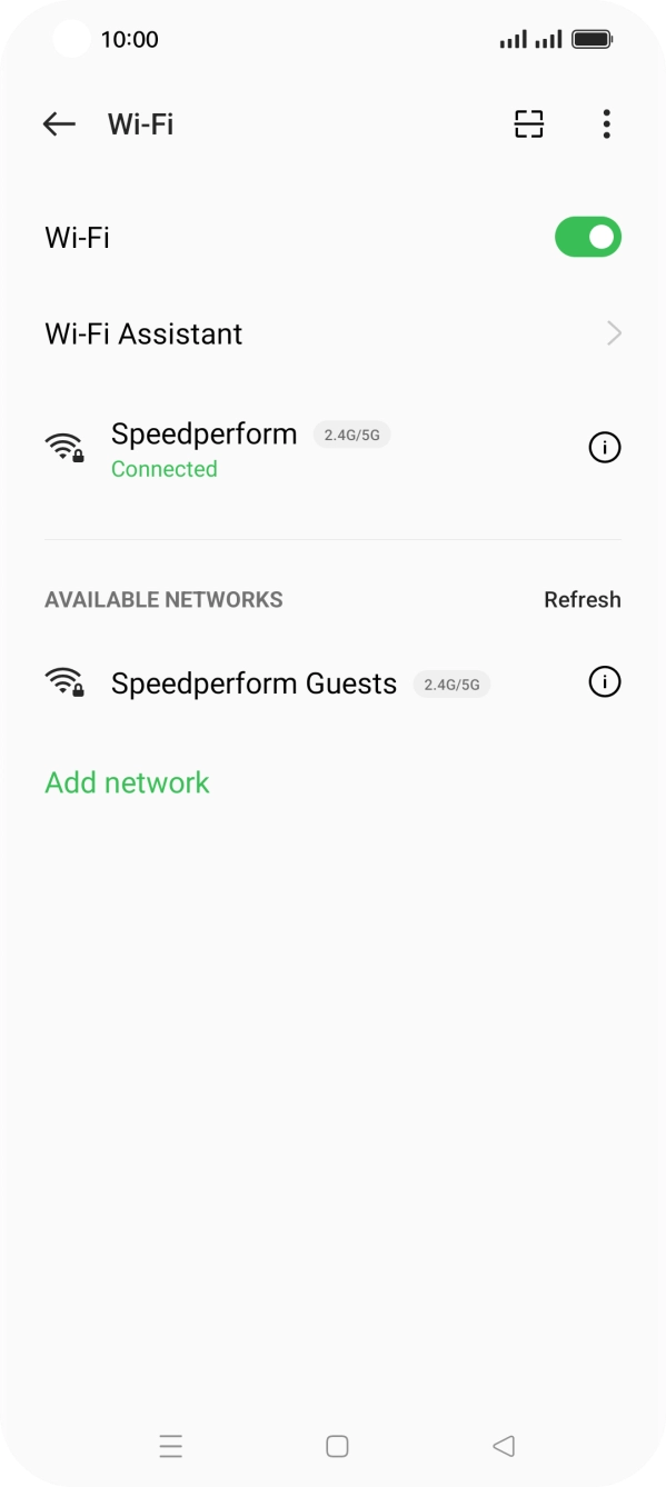 Press the Home key to return to the home screen. Press the Home key to return to the home screen.