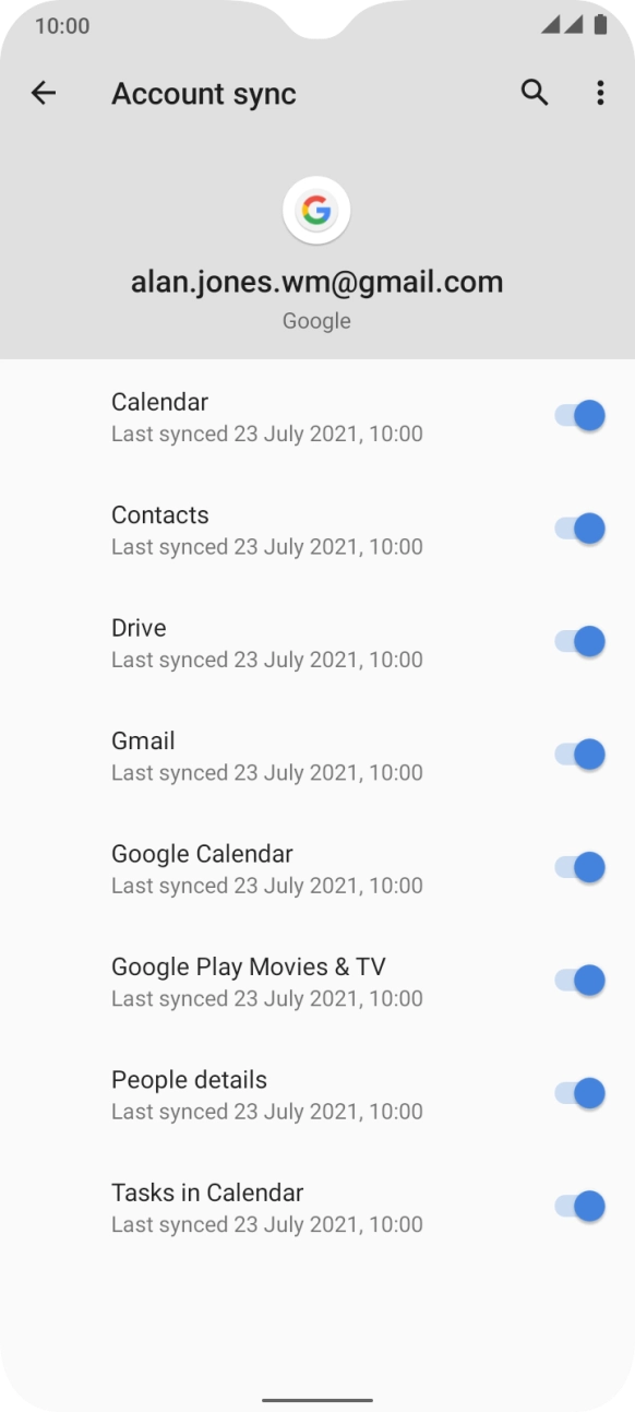 Slide your finger upwards starting from the bottom of the screen to return to the home screen.