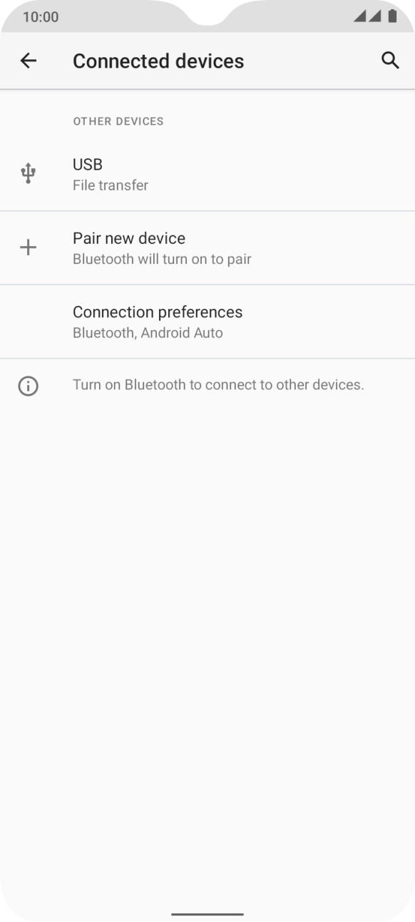 Press Pair new device.