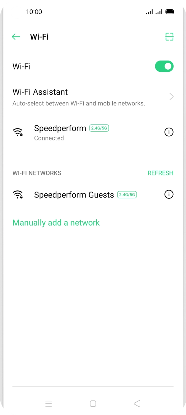 Press the Home key to return to the home screen.