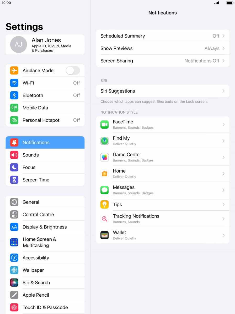 Press Scheduled Summary.