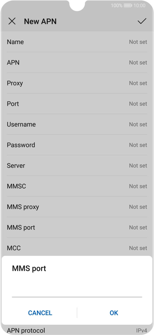 Key in 8080 and press OK. Key in 8080 and press OK.