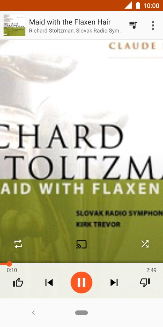 Press arrow right to go to the next audio file. Press arrow right to go to the next audio file.