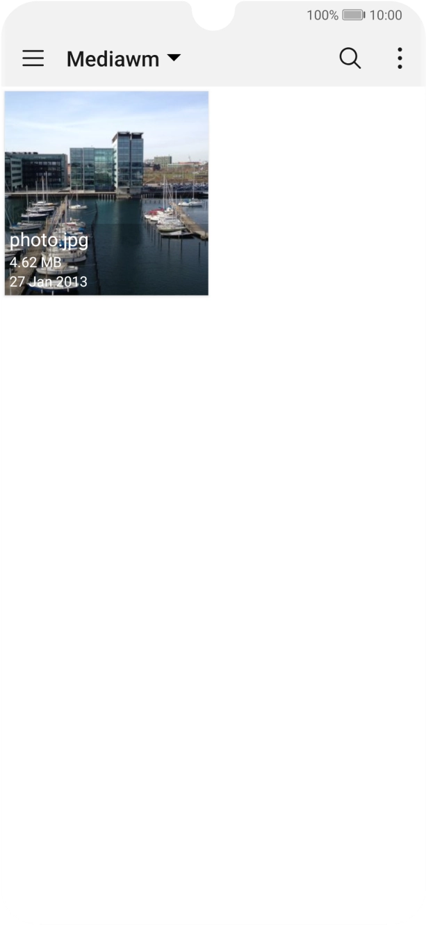 Press the required picture. Press the required picture.