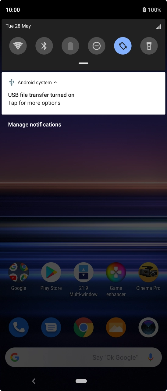 Press Tap for more options.. Press Tap for more options..