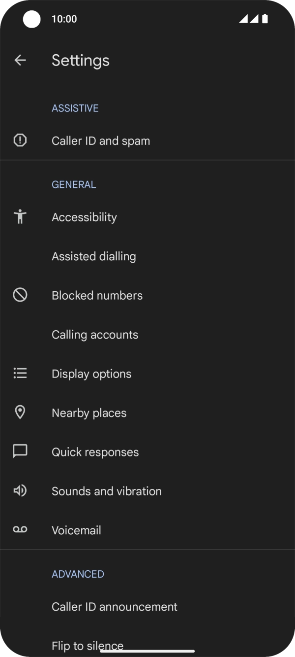 Press Calling accounts. Press Calling accounts.