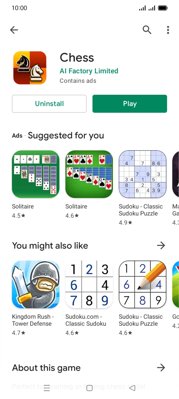 Press the Home key to return to the home screen.