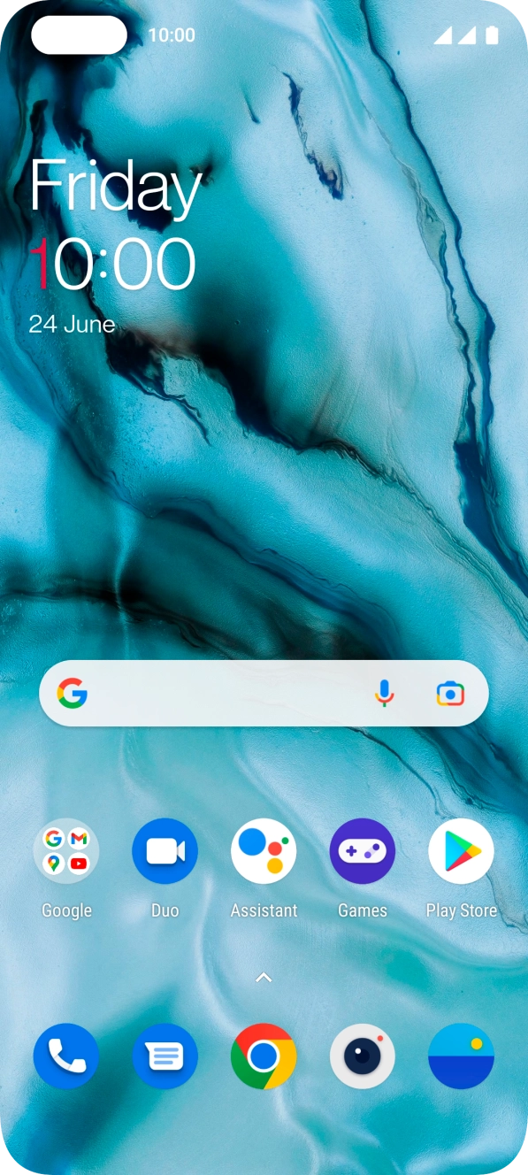 Slide two fingers downwards starting from the top of the screen. Slide two fingers downwards starting from the top of the screen.