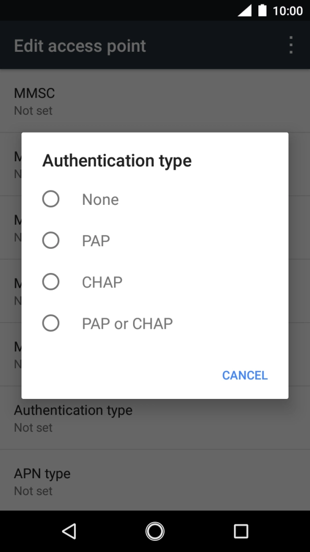 Press PAP. Press PAP.