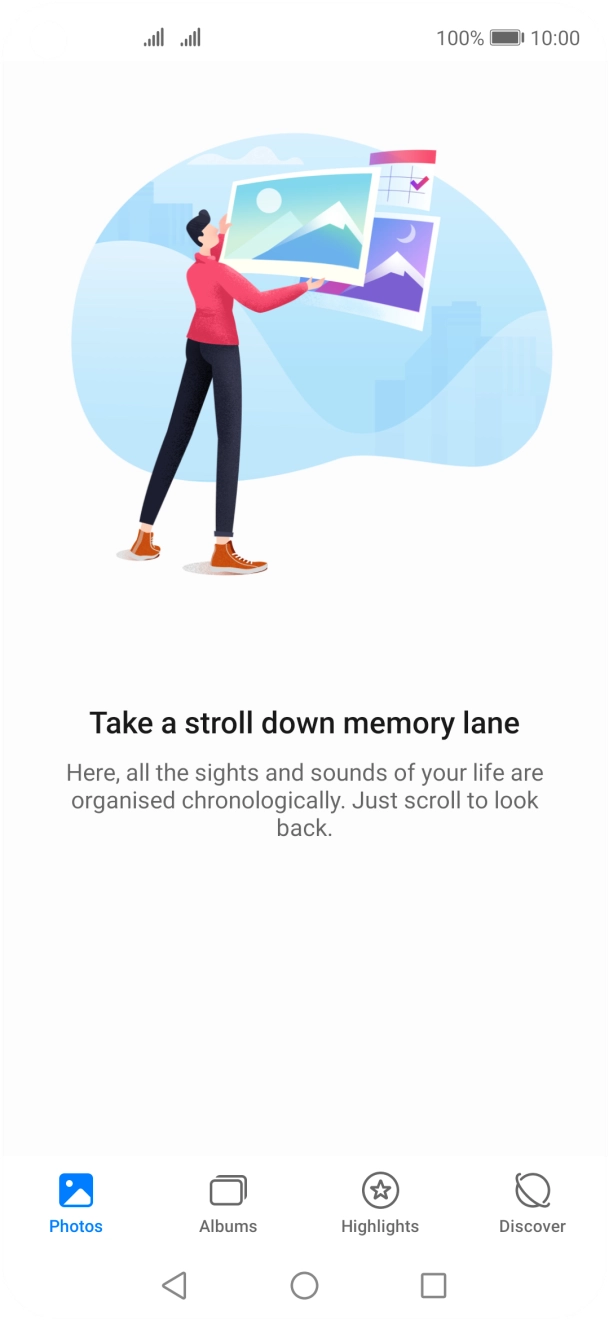 Press Albums and go to the required folder. Press Albums and go to the required folder.