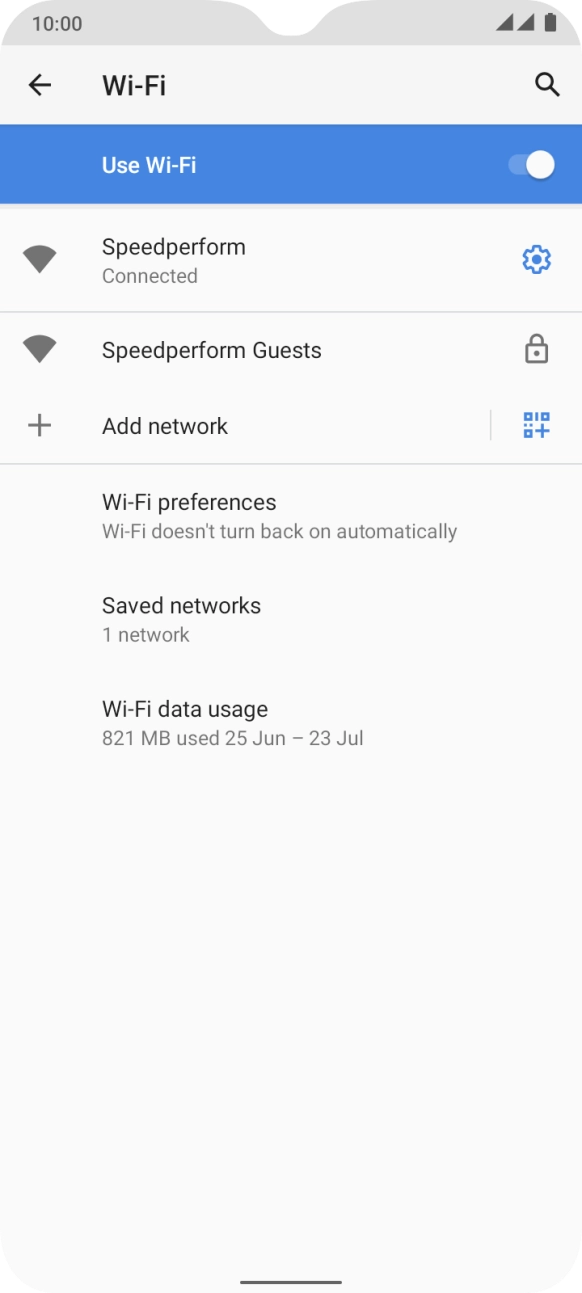 Slide your finger upwards starting from the bottom of the screen to return to the home screen.