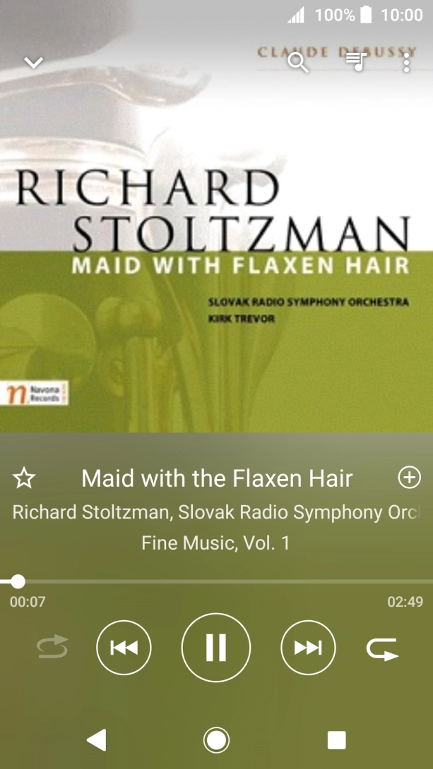 Press arrow right to go to the next audio file.