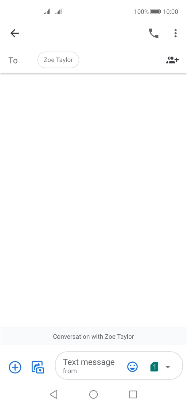 Press the SIM drop down list.