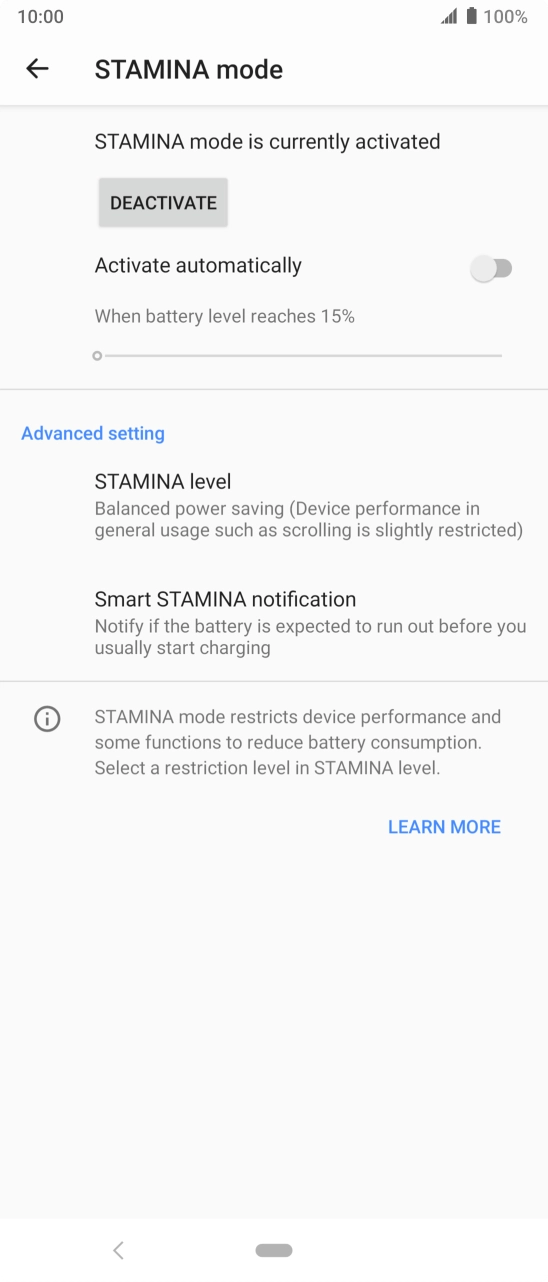 Press the Home key to return to the home screen.
