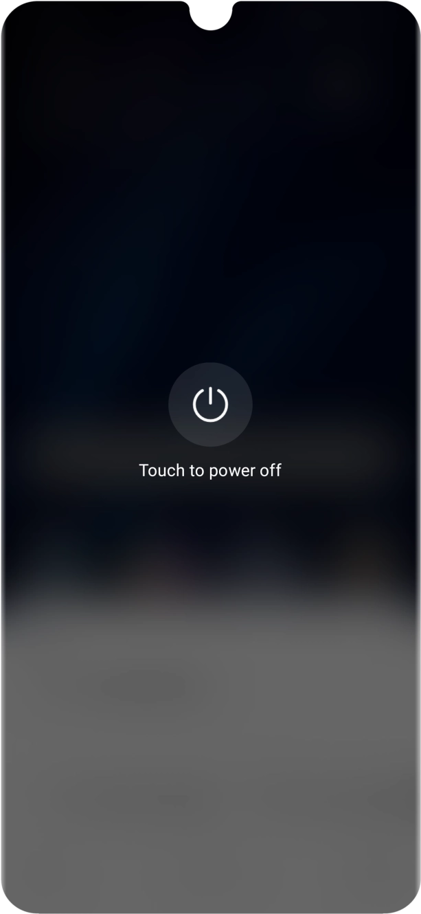 Press Touch to power off.