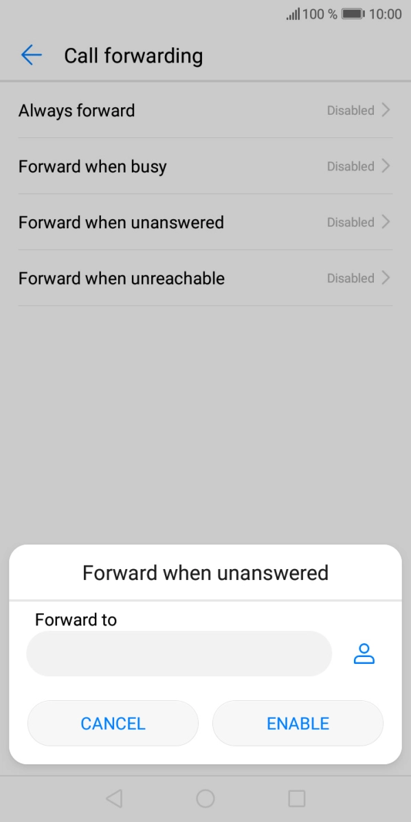 Key in 901 and press ENABLE.