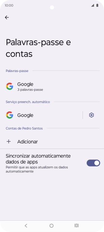 Prima Adicionar.
