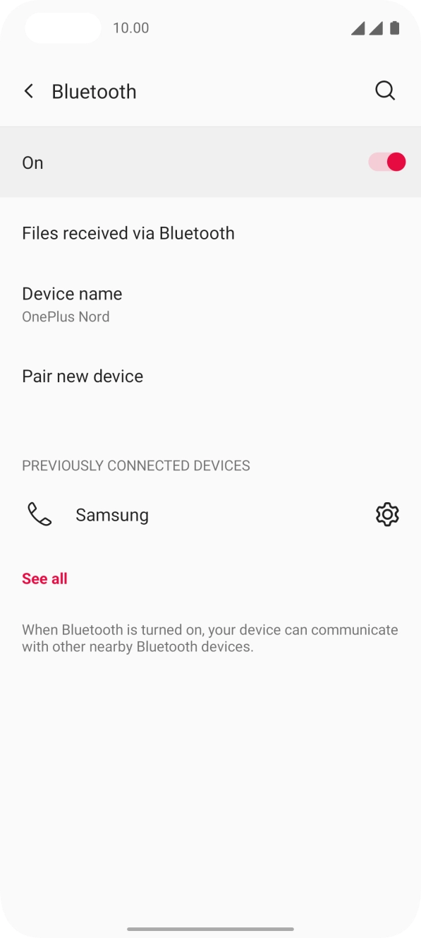 Slide your finger upwards starting from the bottom of the screen to return to the home screen.