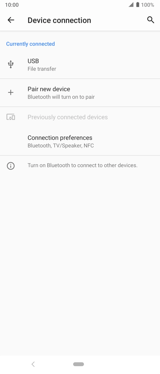 Press Pair new device.