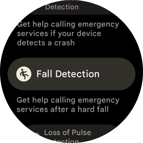 Press Fall Detection.