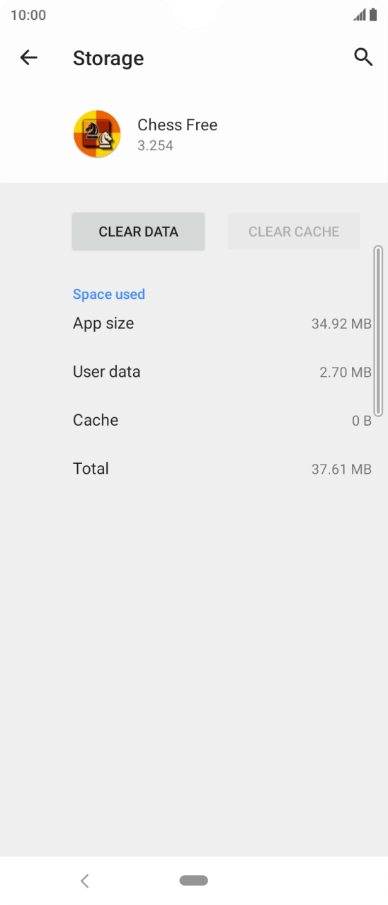 Press the Home key to return to the home screen.