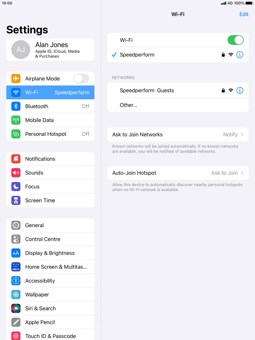 Press the Home key to return to the home screen.