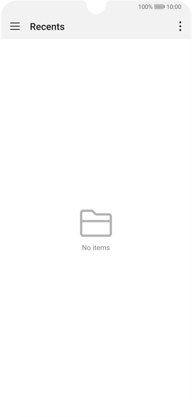 Slide your finger right starting from the left side of the screen. Slide your finger right starting from the left side of the screen.