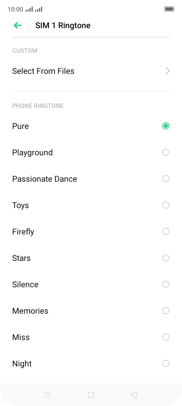 Press Select From Files.