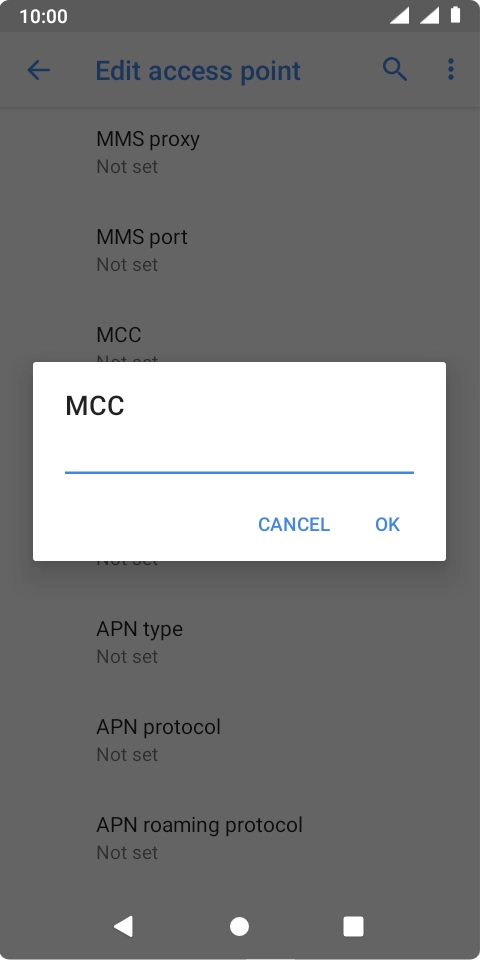 Key in 234 and press OK. Key in 234 and press OK.