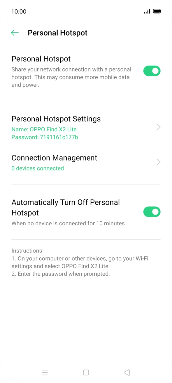 Press the Home key to return to the home screen. Press the Home key to return to the home screen.