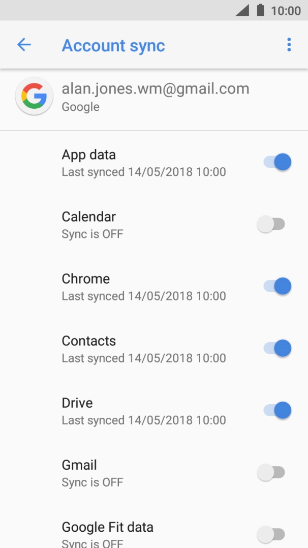Press the Home key to return to the home screen.